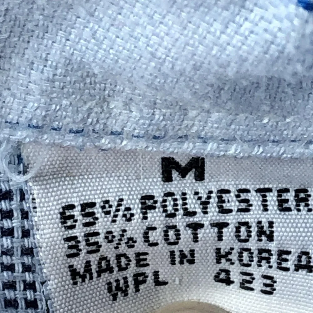 Vintage Levi's‎ Silver Label Shirt Mens Medium Blue Stripe Short Sleeve Korea